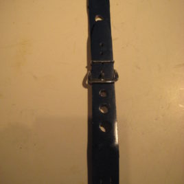 Horloge bandje blauw met gaatjes