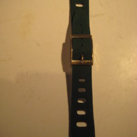 Horloge bandje groen suede
