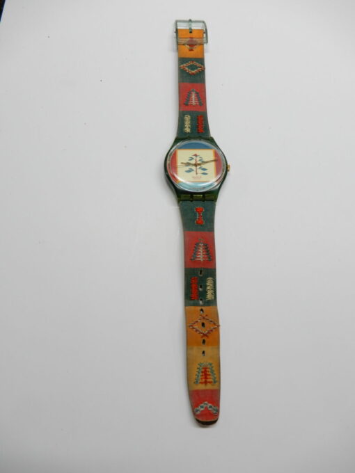 Swatch horloge borduren