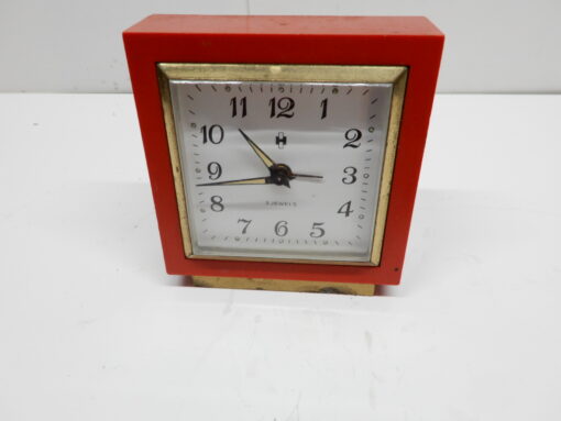 Reiswekker vierkant rood no 29