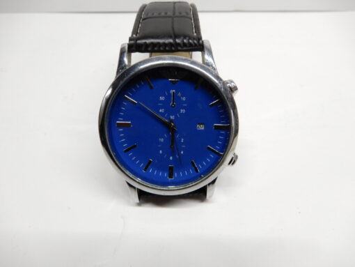 Blauw met datum doorsnee 4.5 cm no 28