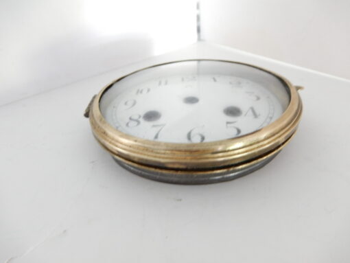 Wijzerplaat emaille met deurtje gekruisde pijlen doorsnee 10 cm no 92 - Afbeelding 2