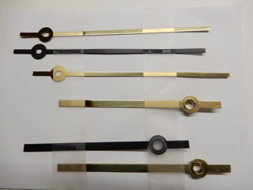 Gladde wijzers 116 en 91 mm no 4 gemengd