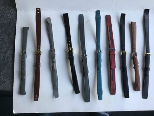 Dames bandjes 10 mm breed voor vaste aansluiting op horloge