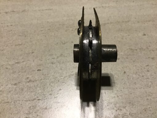 Kettingwiel friese staartklok 6 cm doorsnee 1 cm 8 tanden - Afbeelding 3