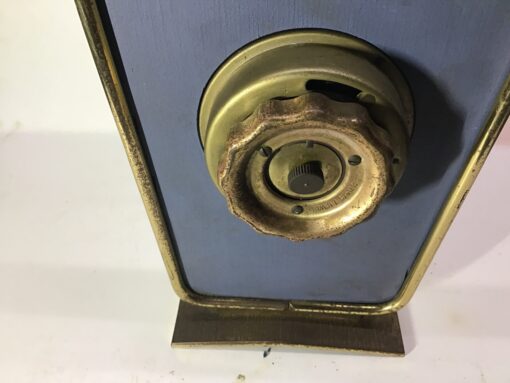 Tafelklokje. Met 8 daagse mechanisch uurwerk merk Oscar - Afbeelding 4