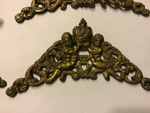 Sierhoekjes met kroon 8.5 x 8,5 cm - Afbeelding 3