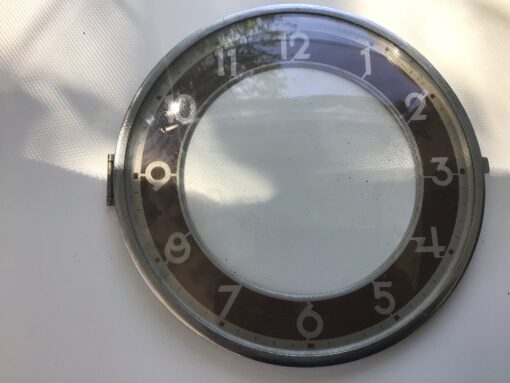 Wijzerplaat met glasdeurtje doorsnee 18 cm no 295