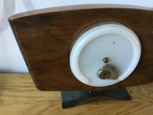 Houten tafelklokje art deco stijl - Afbeelding 2