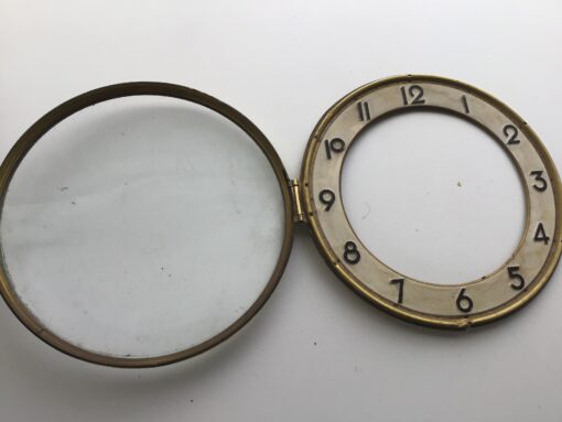 Wijzerplaat met glasdeurtje doorsnee 15,5 cm no 296 - Afbeelding 2