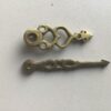 Zaanse od sallander wijzers apart model 4,5 x 5,9 cm no 401