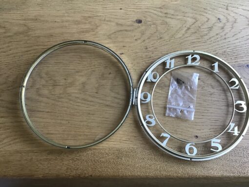 Wijzerplaat met glasdeurtje 17,5 cm buitenmaat no 301 - Afbeelding 2