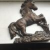 Paard kunststof 16 x 16 cm