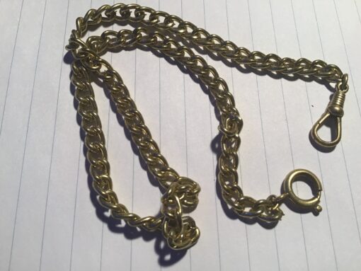 Zakhorloge ketting sierlijke schakels lengte 31 cm no 11 - Afbeelding 2
