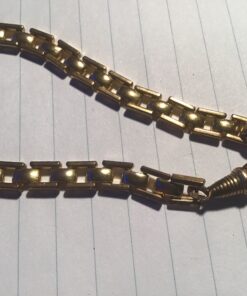 Zakhorloge ketting blokjes idee lengte 27 cm no 13