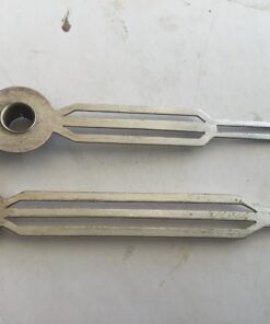Art deco wijzers zilverkleurig 5,5 x 7 cm no 424