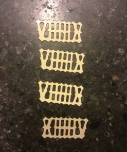 Koekoek cijfers ivoorkleurig 11 cm