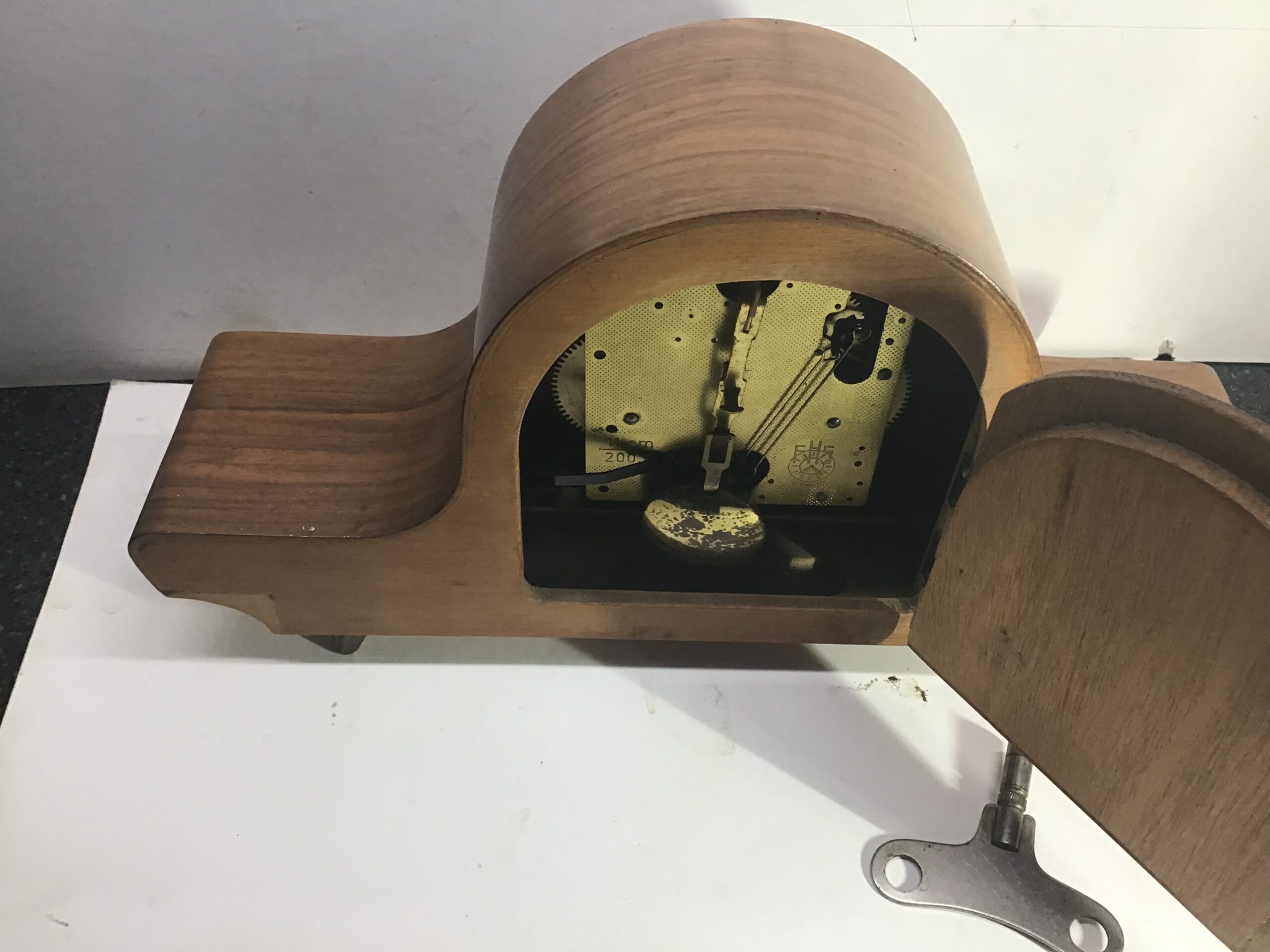 Pendule jaren 50 sierlijke uitstraling - Afbeelding 4