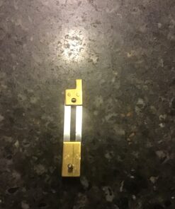 Franse pendule slinger met gaffel totale lengte 2,17 mm