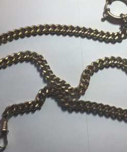 Zakhorloge ketting brede schakels lengte 45 cm no 18