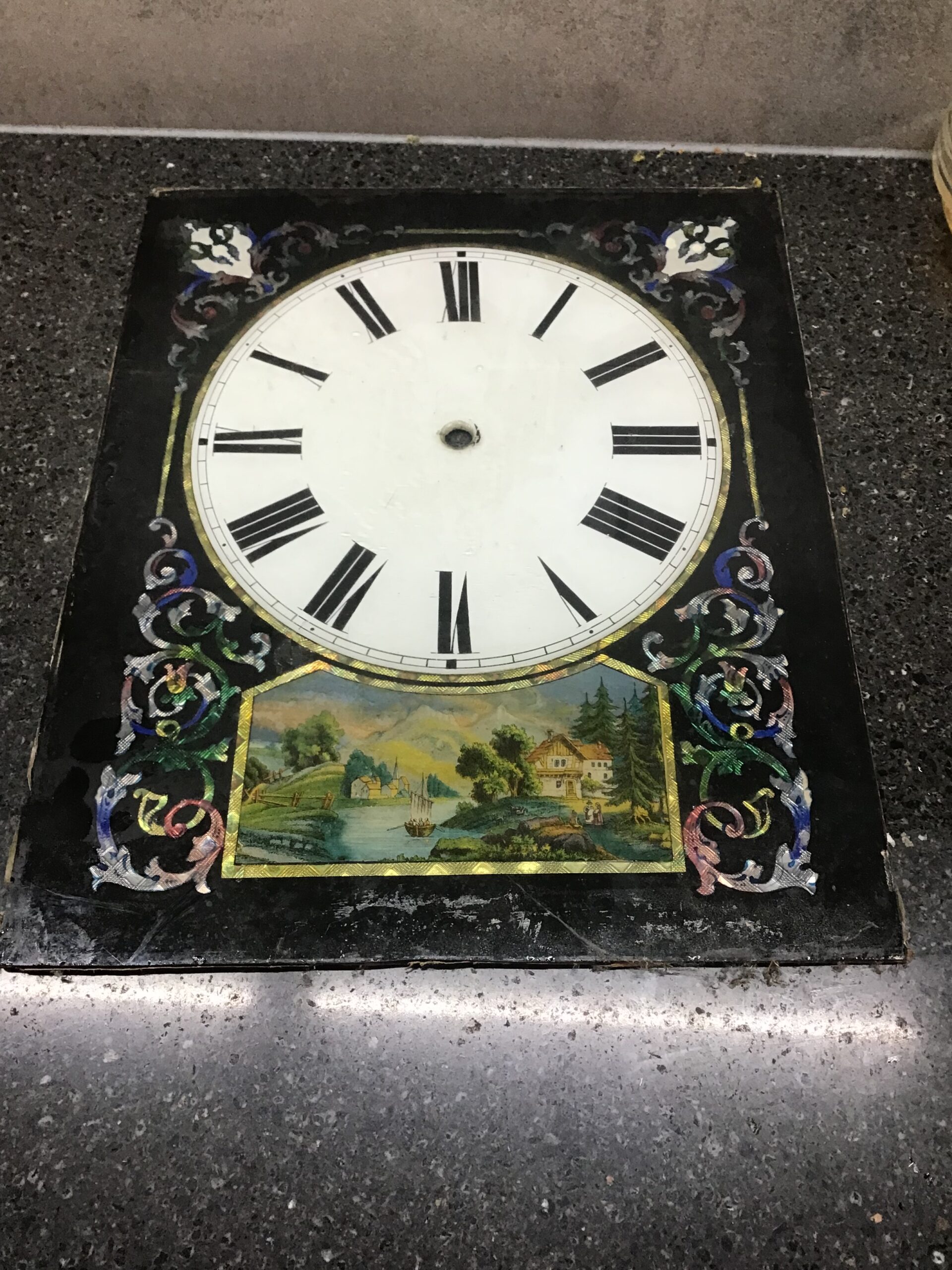 Schilderij wijzerplaat glas 30 x 24,5 cm no 312 - Afbeelding 2