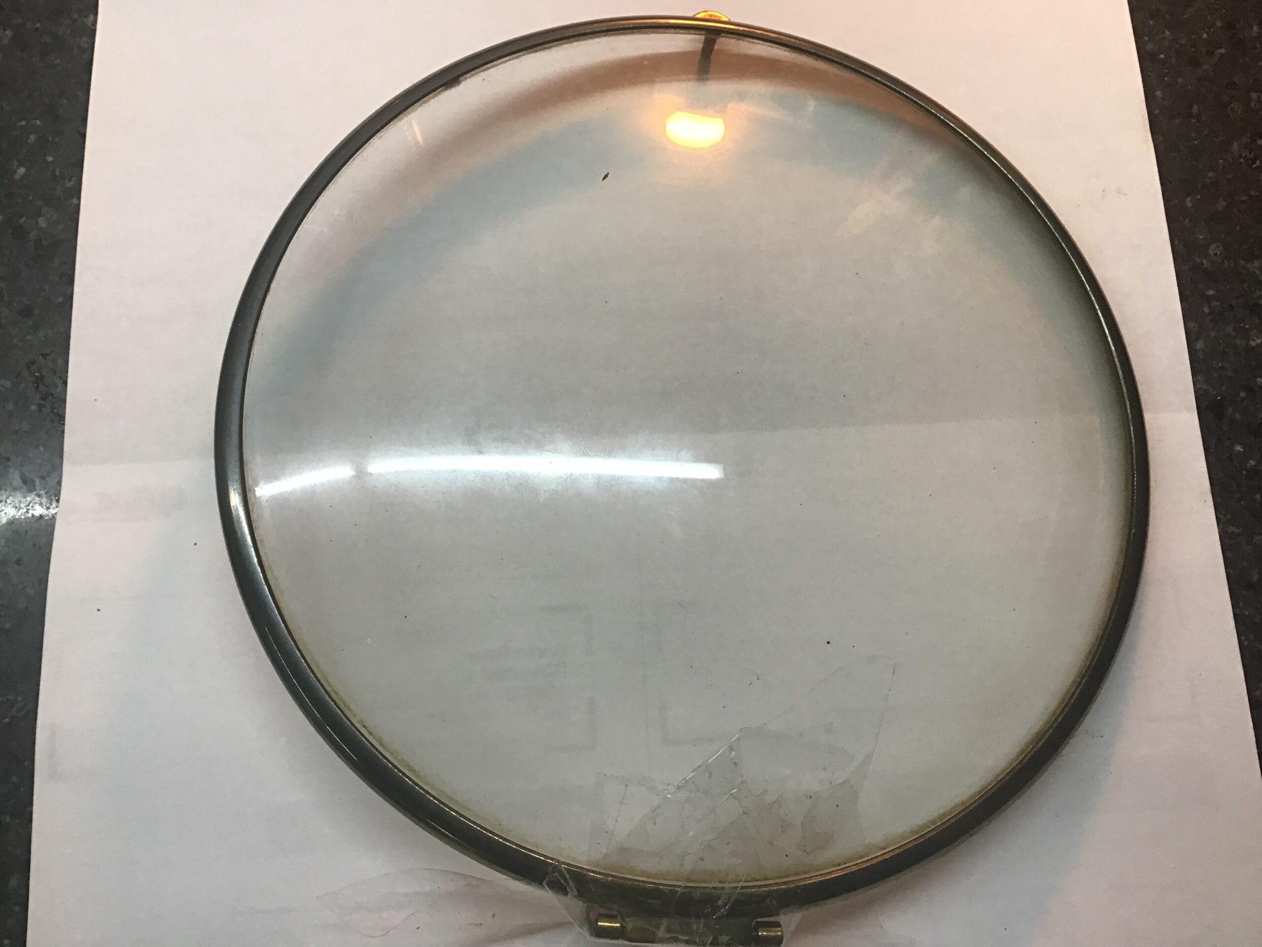 Glasdeurtje met pootjes voor door de kast buitenmaat 16,5 cm no 316 - Afbeelding 2