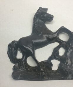 Paard donker bruin  15 x 15 cm