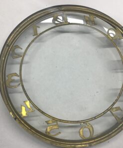 Alternative view of Wijzerplaat met glasdeurtje doorzichtig doorsnee 17,5 cm no 318