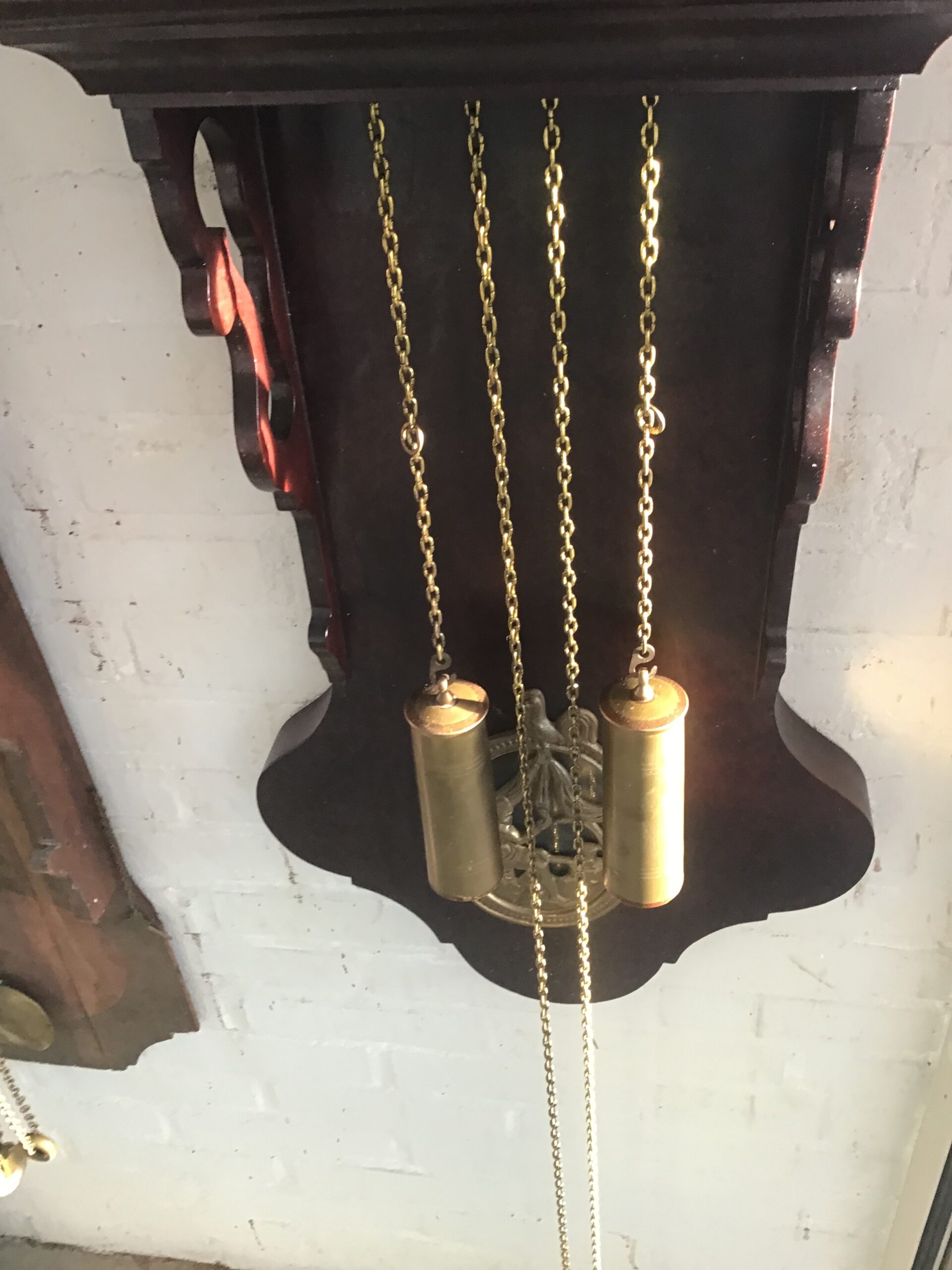 Friese staartklok met compleet engelen setje 120 cm - Afbeelding 2