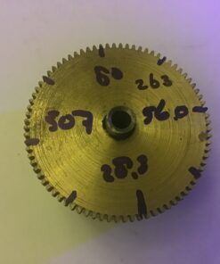 Veerton met veer 80 tanden doorsnee 56 mm no 263