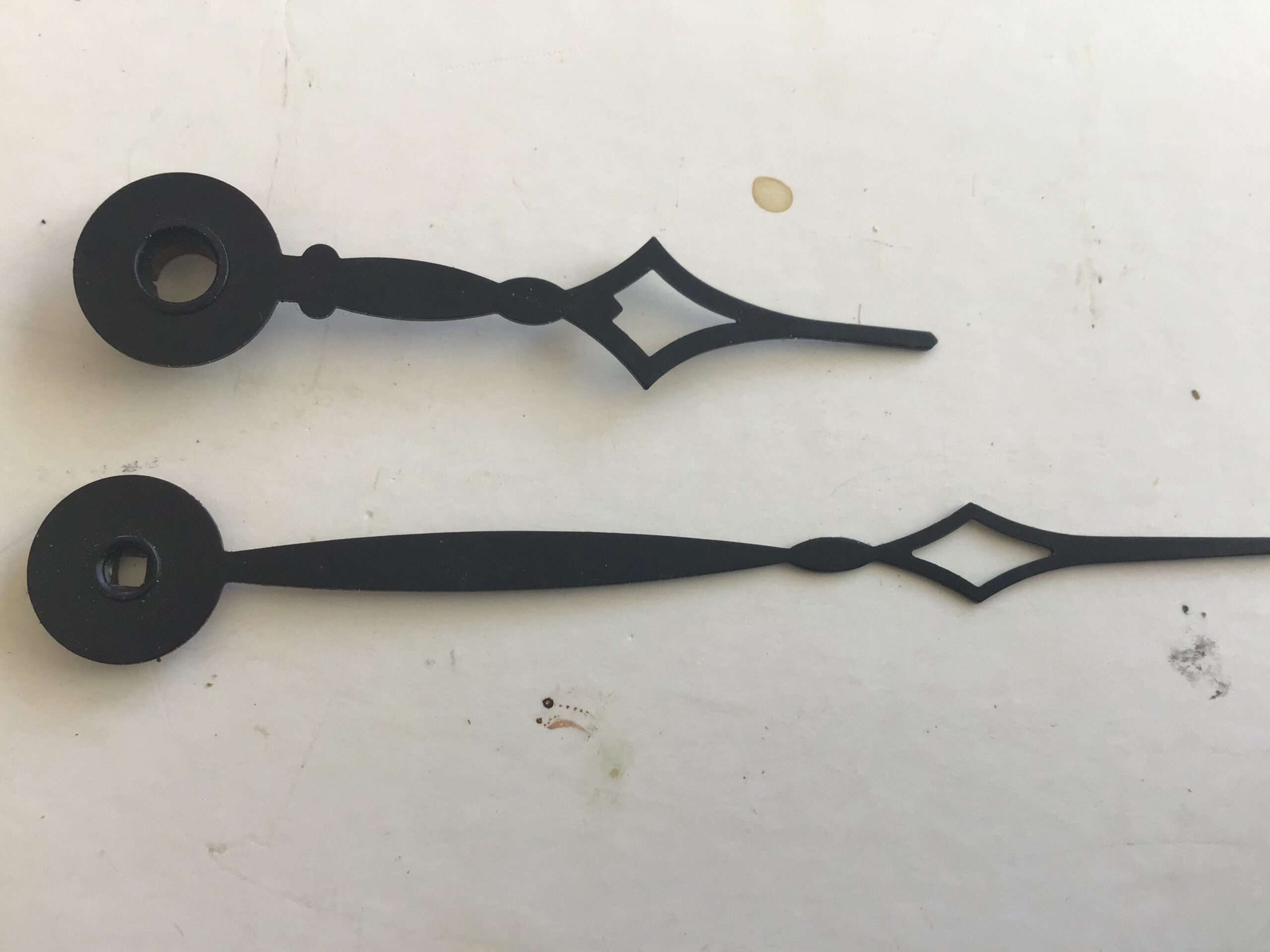 Wijzers met vierkant puntje 5 x 8 cm no 428