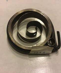 Wekkerveer met lus 12 x 0,4 doorsnee ongeveer 40 mm