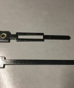 Art deco wijzers lengte 6,5 x 9 cm no 427