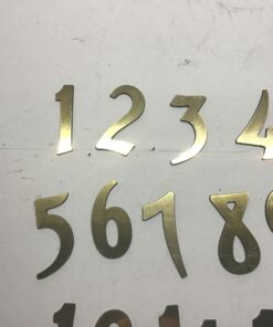 Alternative view of Sier cijfers messing 3,5 x 1,5 cm