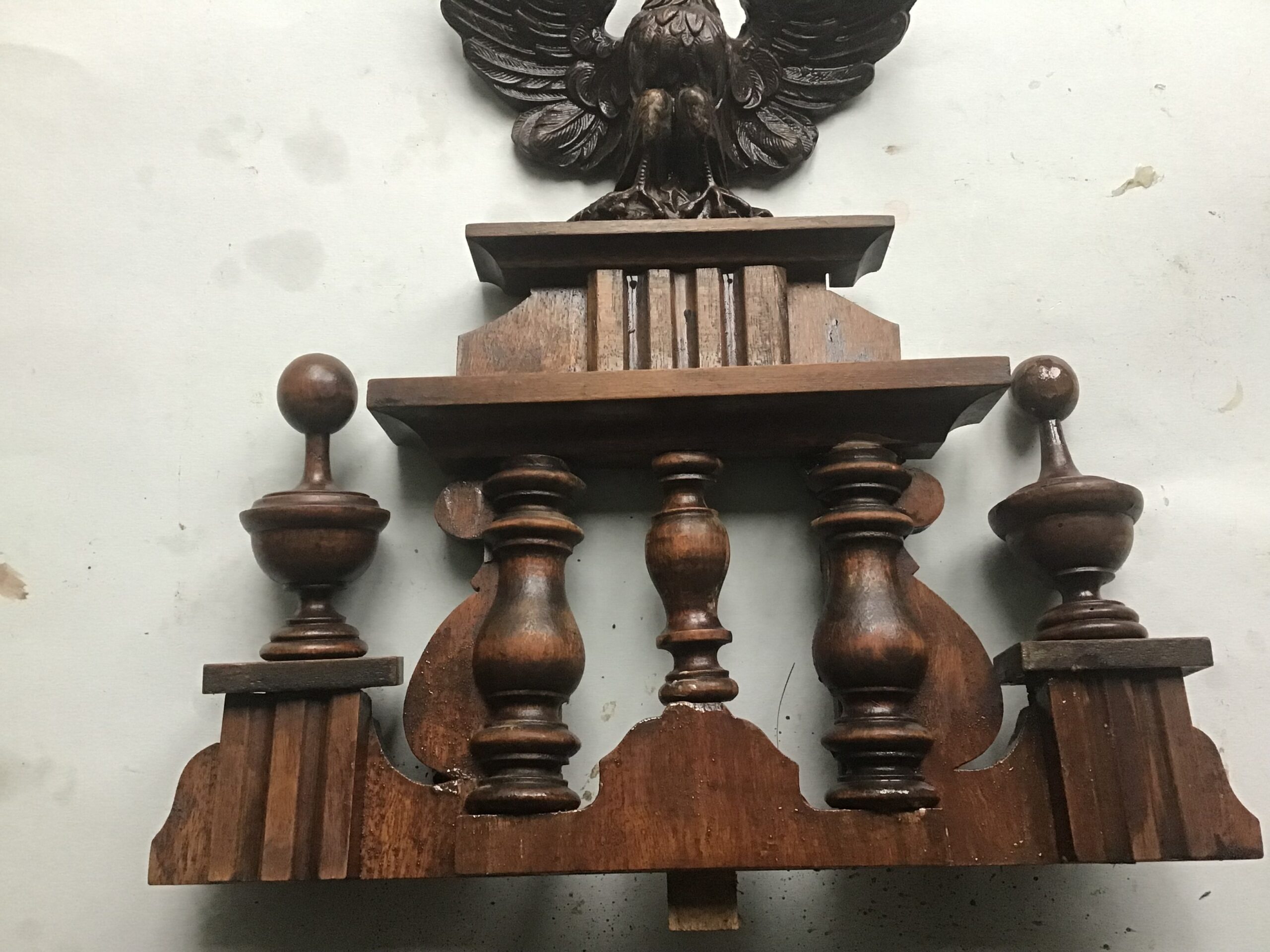 Kopstuk voor regulateur 35 x 30 cm met adelaar - Afbeelding 3