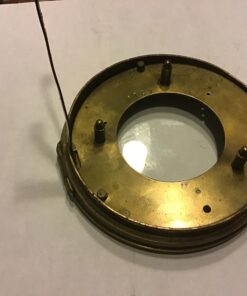 Alternative view of Franse pendule voordeurtje met geslepen glas buitenmaat 11,8 cm no 305