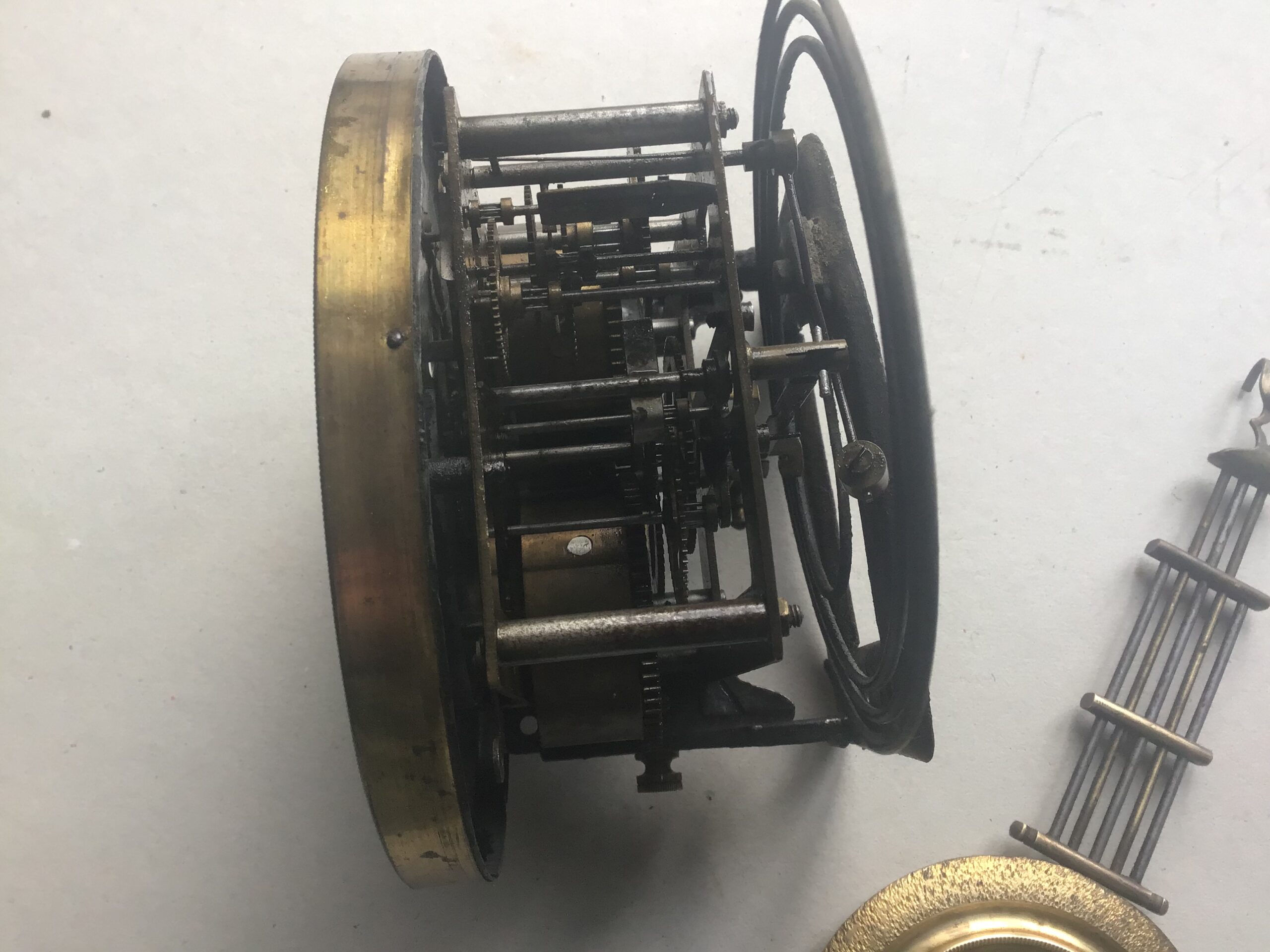 Regulateur uurwerk slingerlengte 35 cm - Afbeelding 3