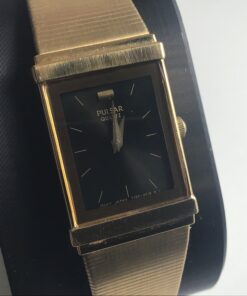 Pulsar dameshorloge met goudkleurig bandje