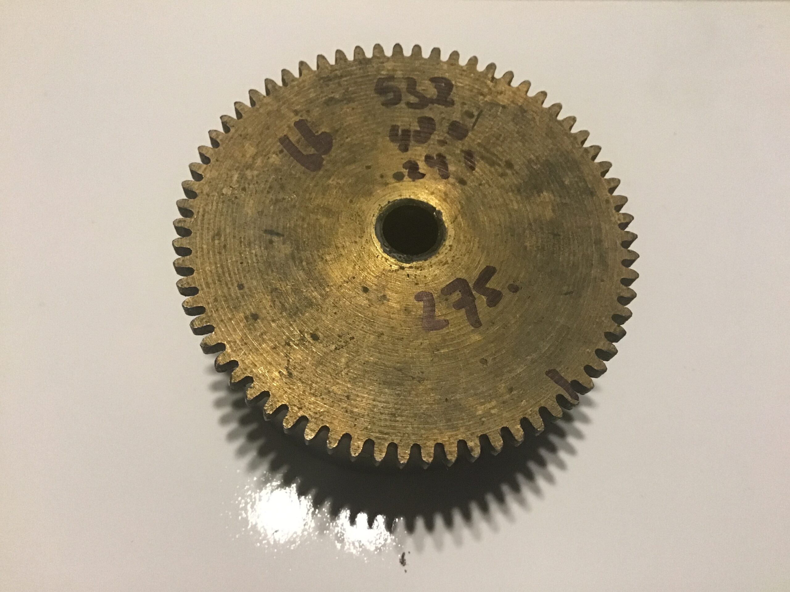 Veerton 66 tanden doorsnee 53,2 mm no 275