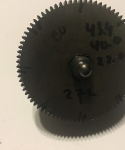 Veerton met veer 80 tanden doorsnee 43,4 mm no 272