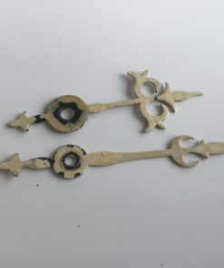 Wijzers apart wit geverfd 5,2 x 7,2 cm vanaf as no 444