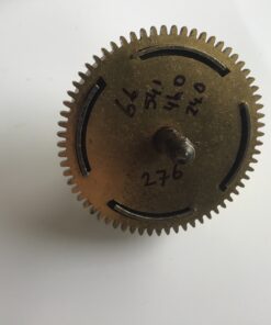 Veerton met los tandenrand. Met veer Doorsnee 54,1 mm no 276