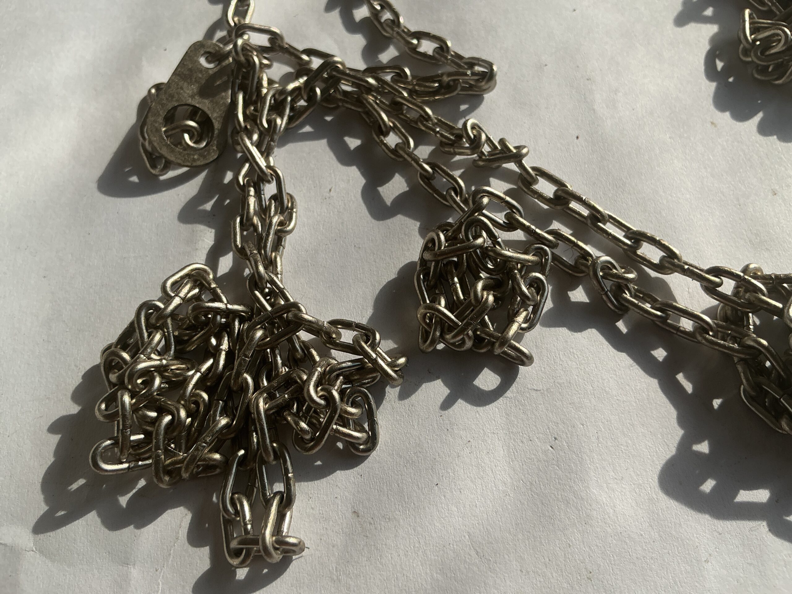 Ketting metaal lengte 2 x 1,60 no 264 - Afbeelding 2